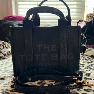 Marc Jacobs Black Leather Tote